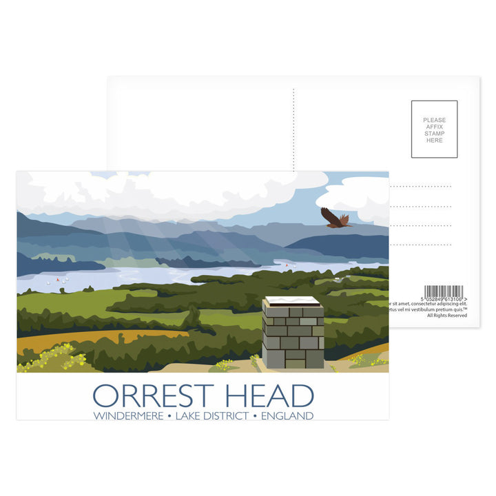 Orrest Head, Windermere, Lake District Postcard Pack