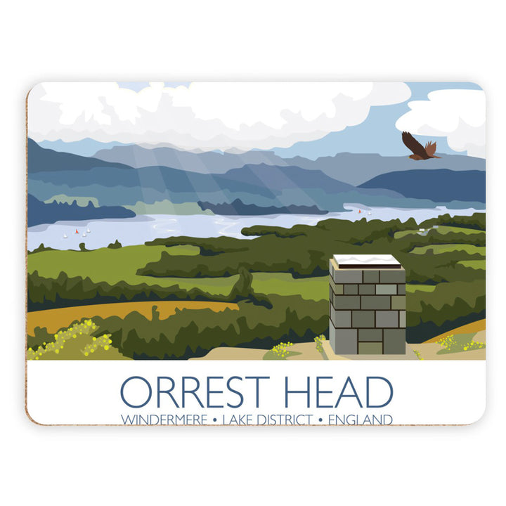 Orrest Head, Windermere, Lake District Placemat