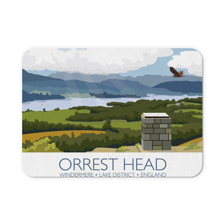 Orrest Head, Windermere, Lake District Mouse Mat