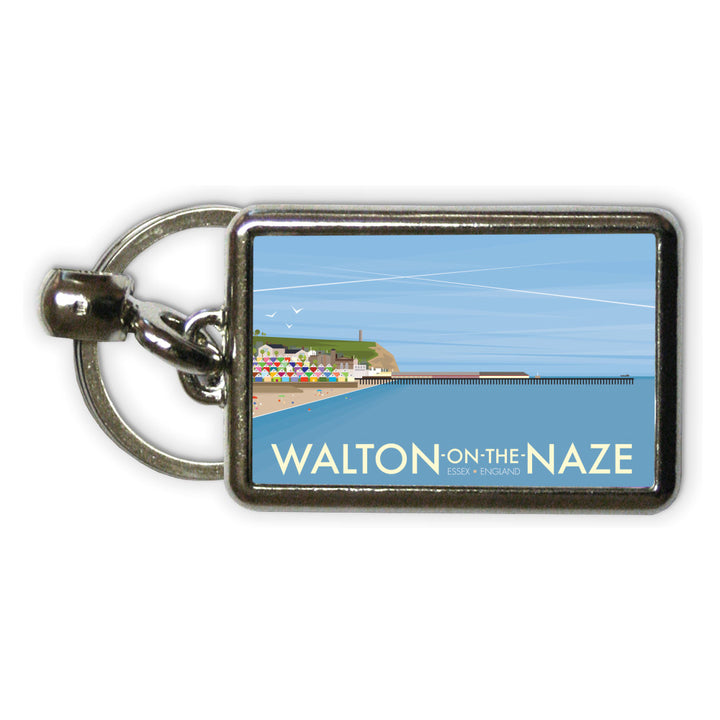 Walton-on-the-naze, Essex Metal Keyring