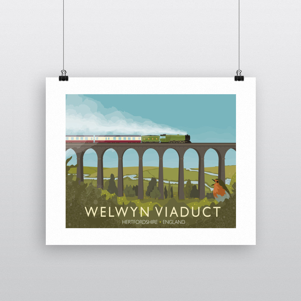 Welwyn Viaduct, Hertfordshire - Art Print