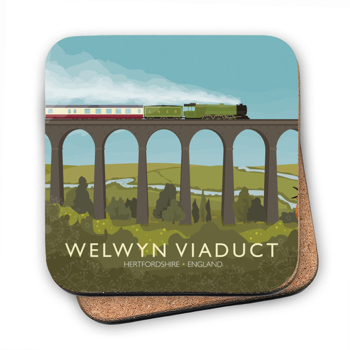 Welwyn Viaduct, Hertfordshire MDF Coaster
