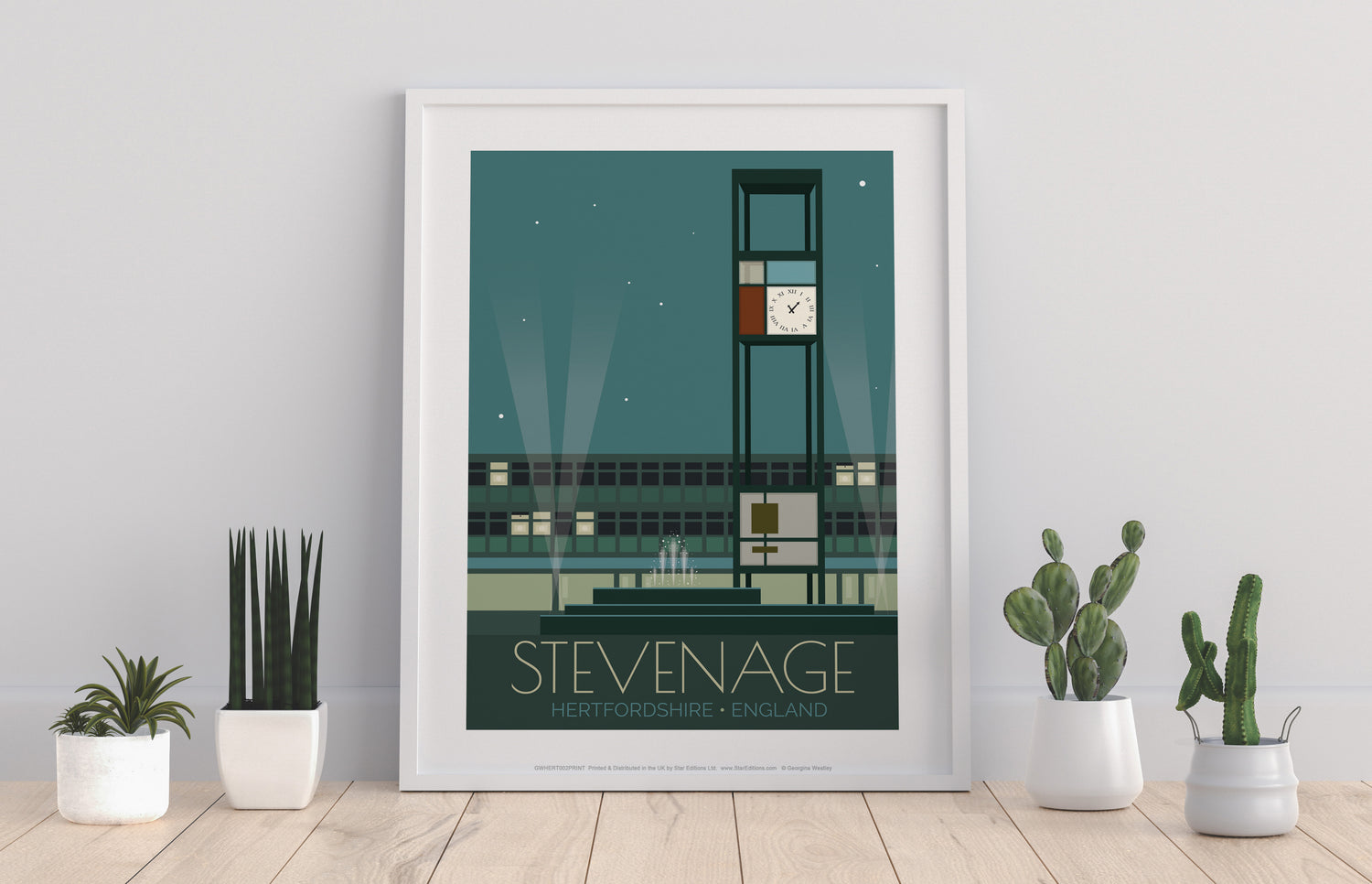 Stevenage, Hertfordshire - Art Print