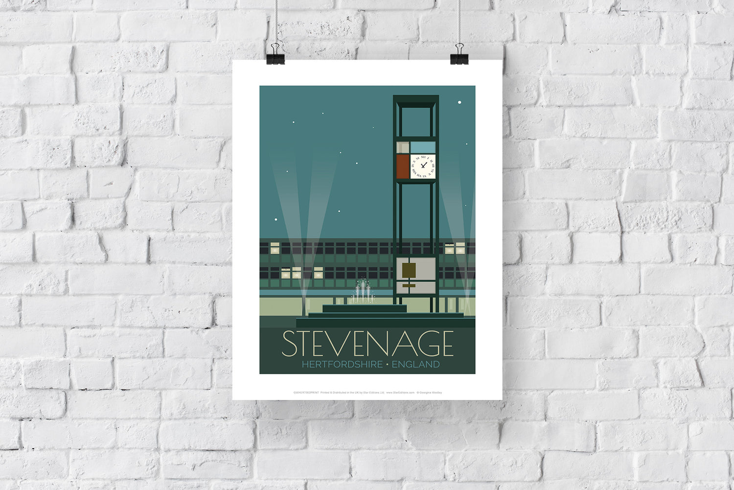 Stevenage, Hertfordshire - Art Print