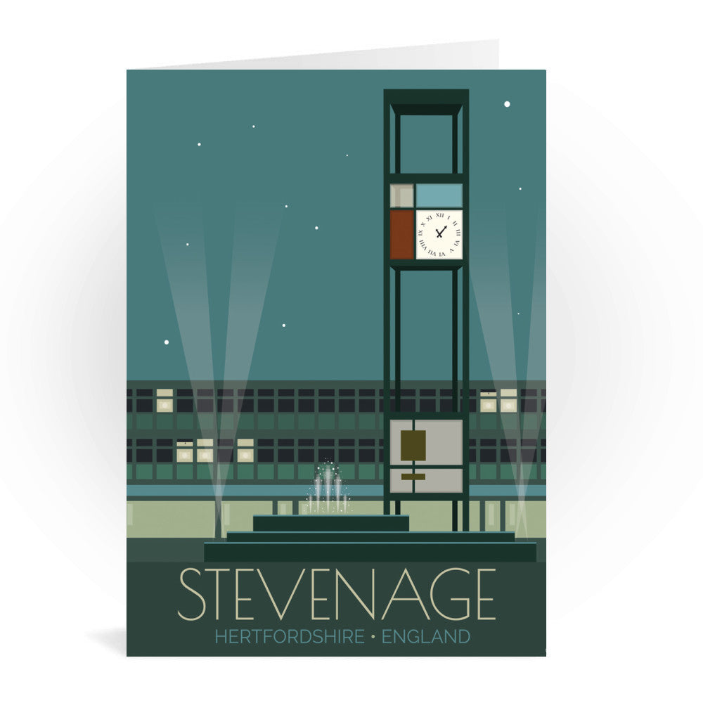 Stevenage, Hertfordshire Greeting Card 7x5