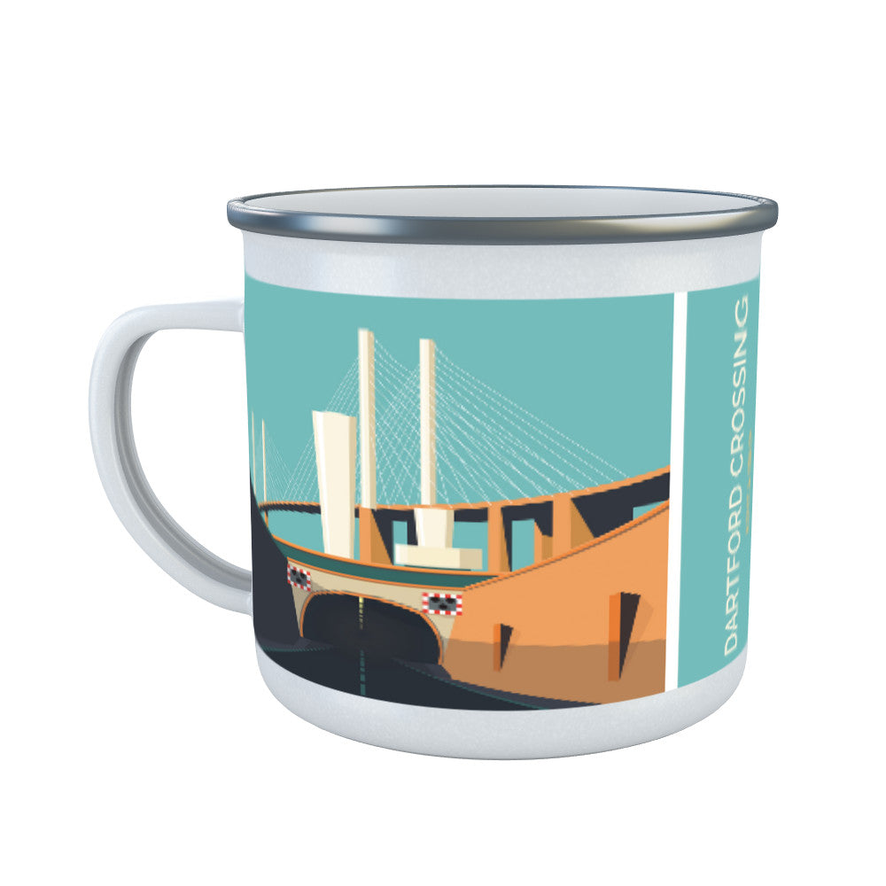 Dartford Crossing, Kent & Essex Enamel Mug
