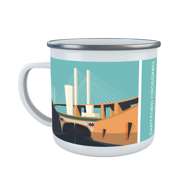 Dartford Crossing, Kent & Essex Enamel Mug