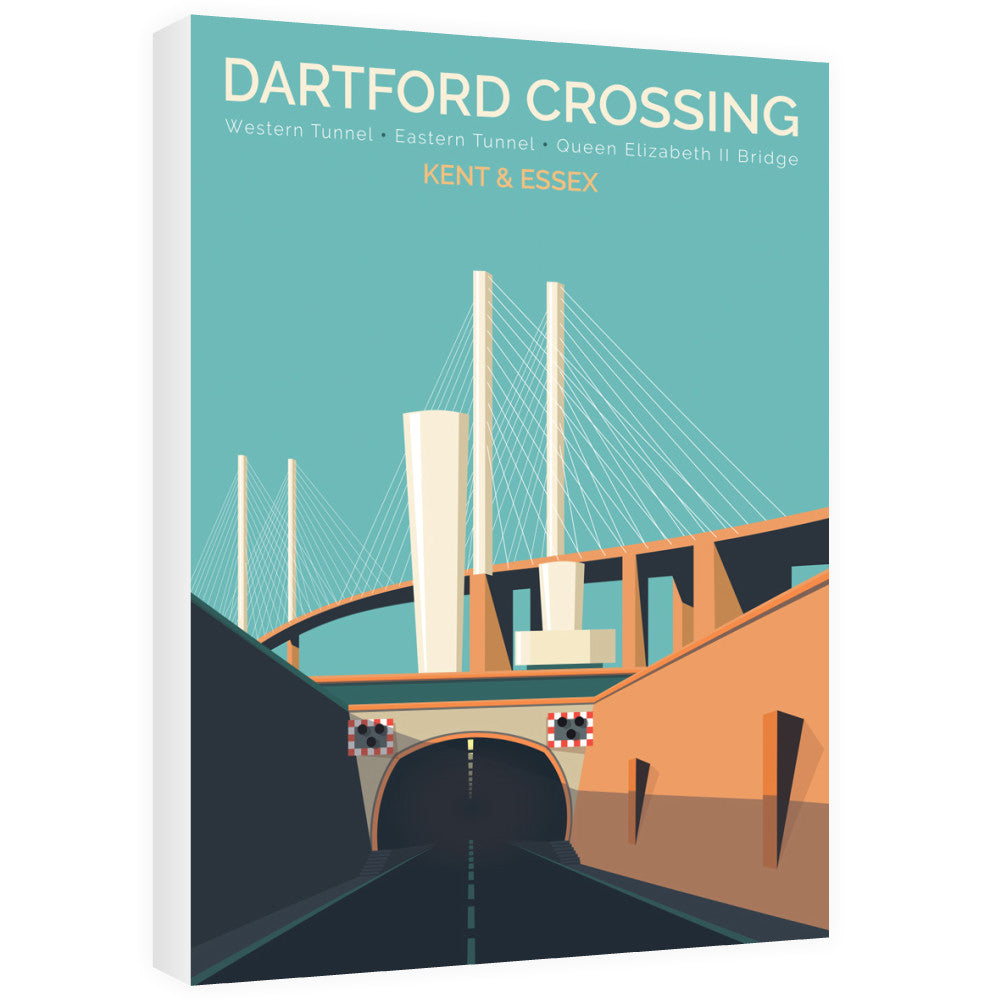 Dartford Crossing, Kent & Essex 60cm x 80cm Canvas