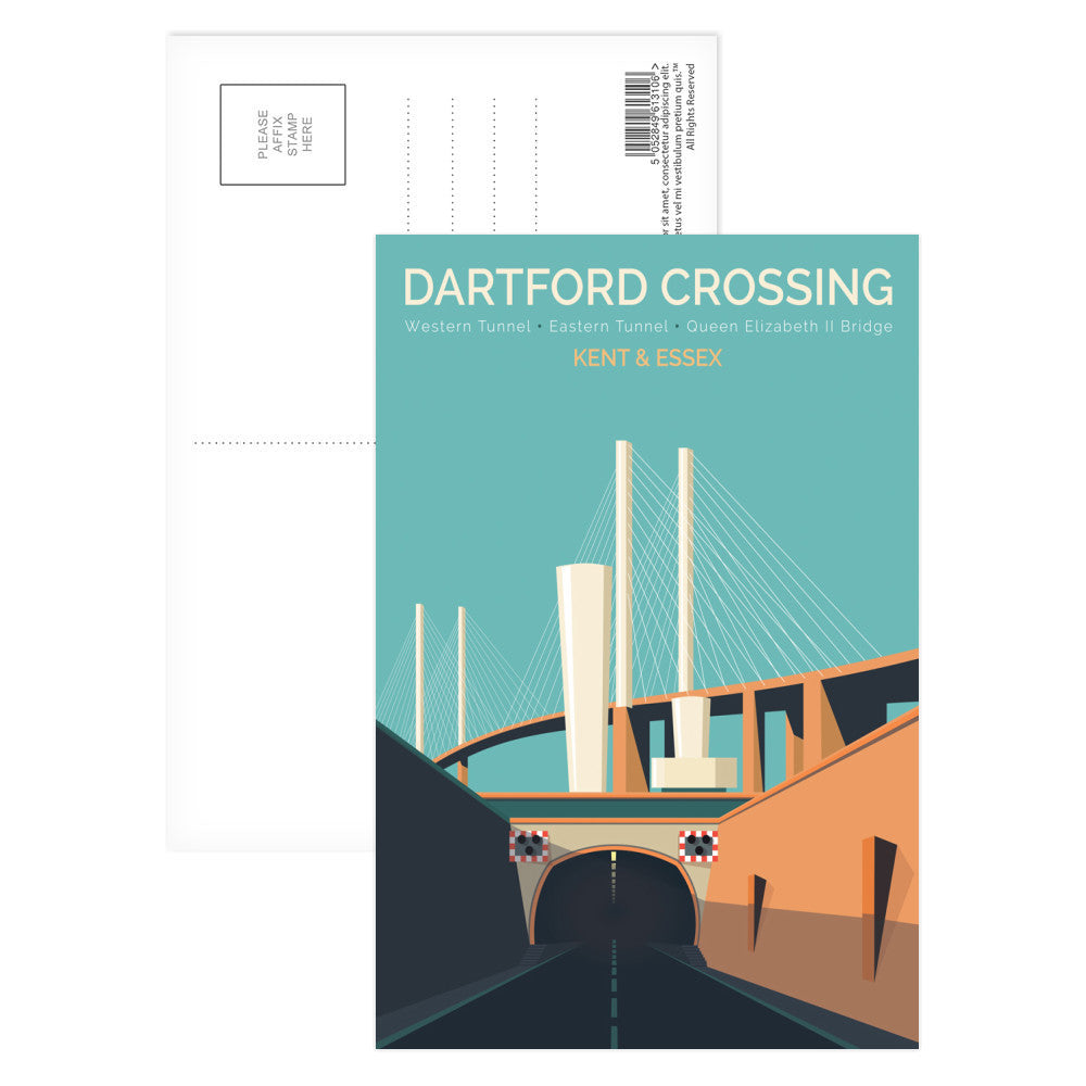 Dartford Crossing, Kent & Essex Postcard Pack