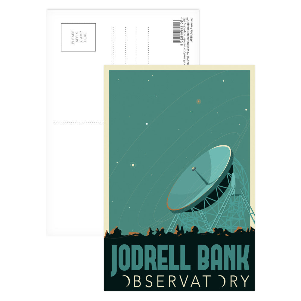 Jodrell Bank Observatory Postcard Pack