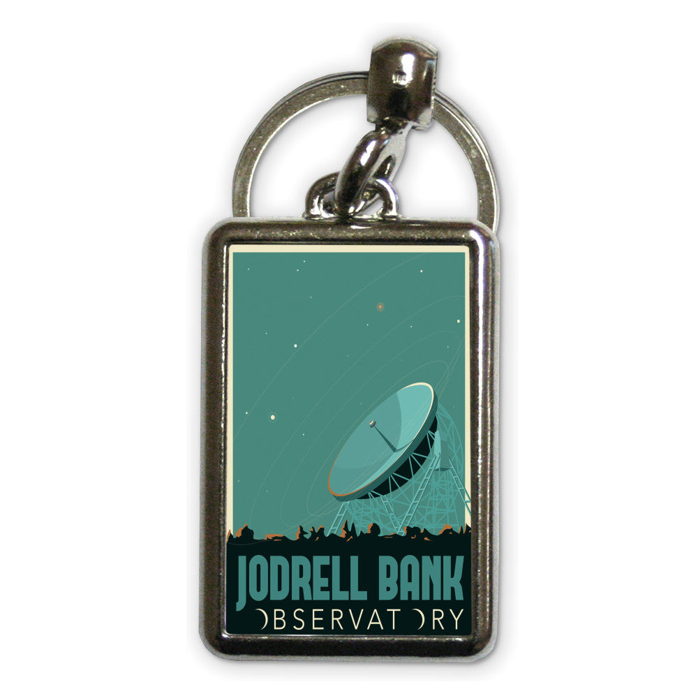 Jodrell Bank Observatory Metal Keyring
