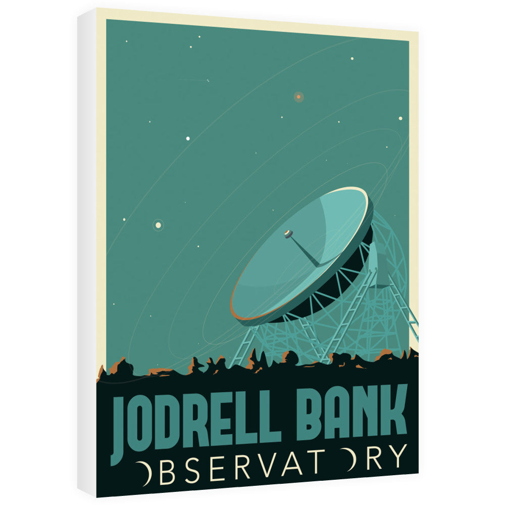 Jodrell Bank Observatory 60cm x 80cm Canvas