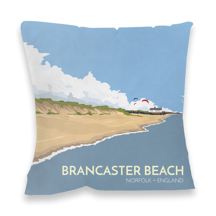 Brancaster Beach, Norfolk Fibre Filled Cushion