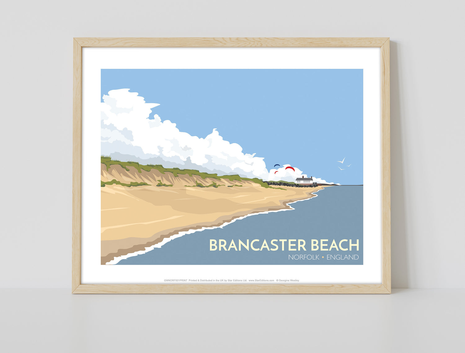 Brancaster Beach, Norfolk - Art Print