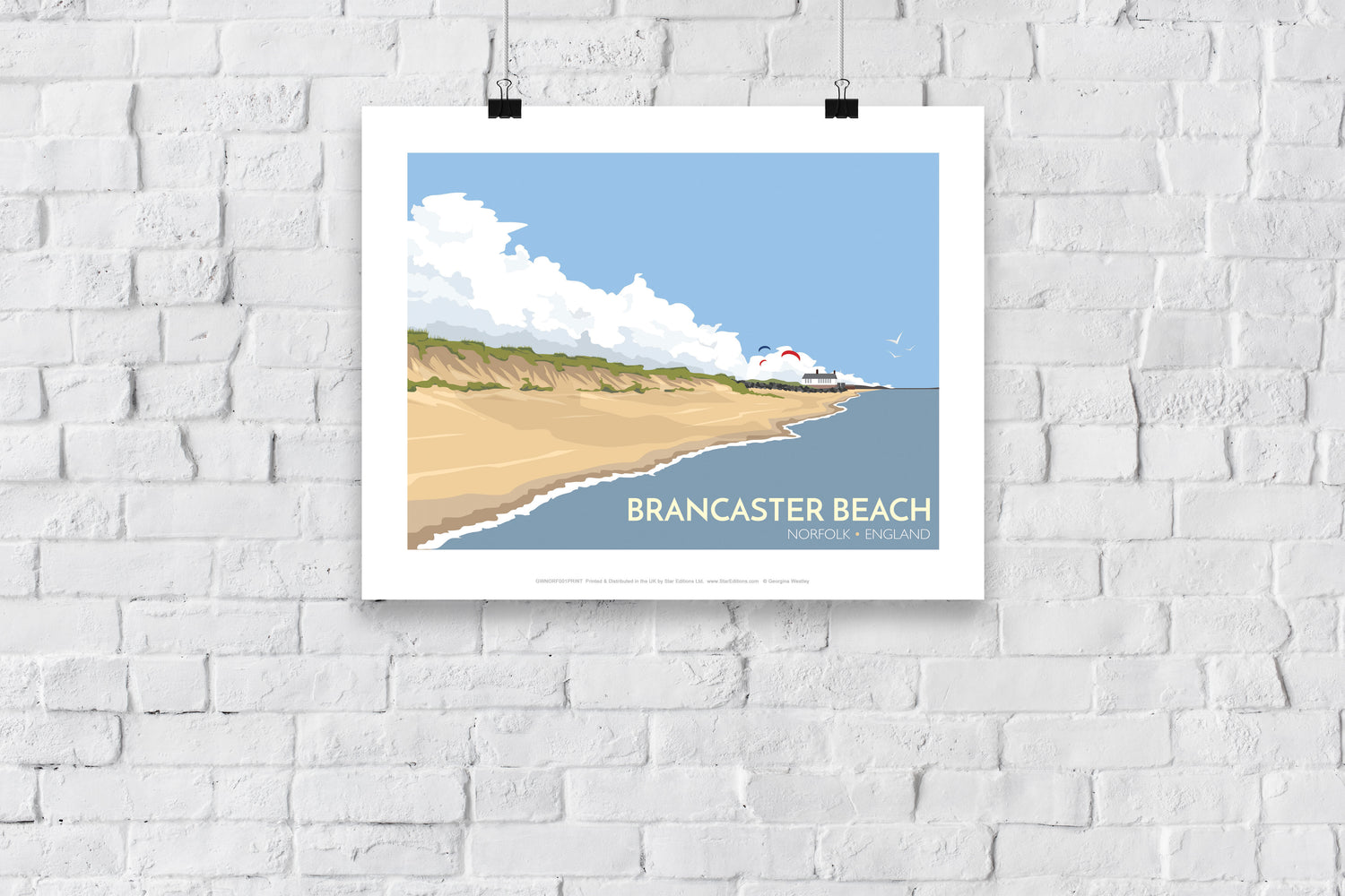 Brancaster Beach, Norfolk - Art Print