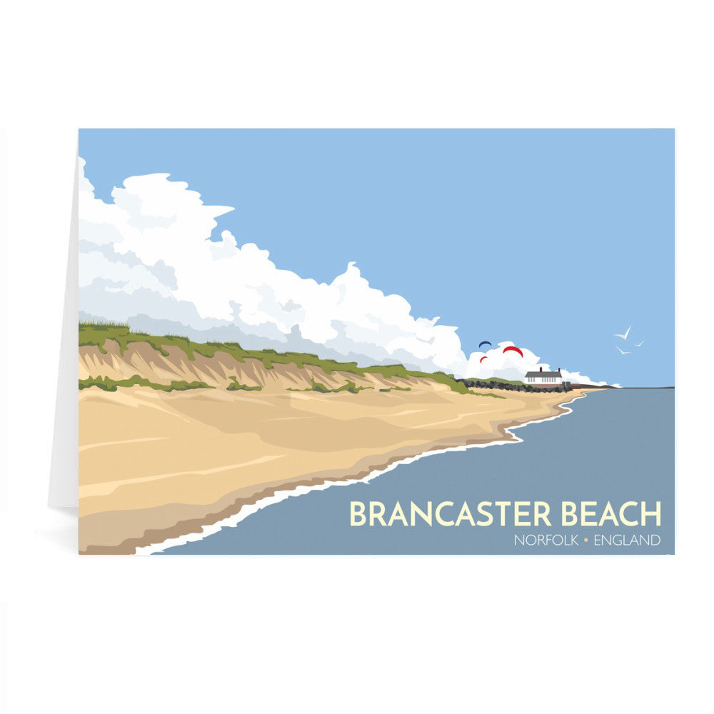 Brancaster Beach, Norfolk Greeting Card 7x5