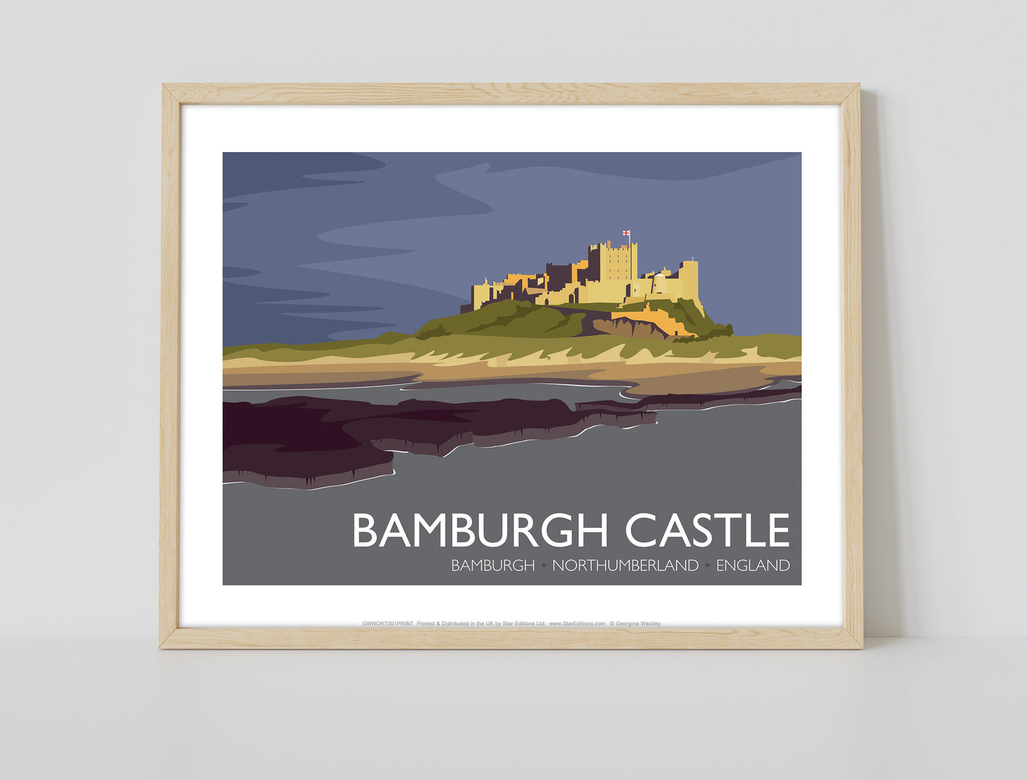 Bamburgh Castle, Northumberland - Art Print