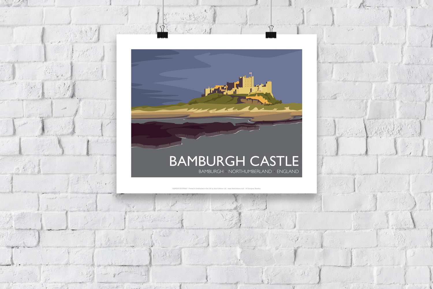 Bamburgh Castle, Northumberland - Art Print