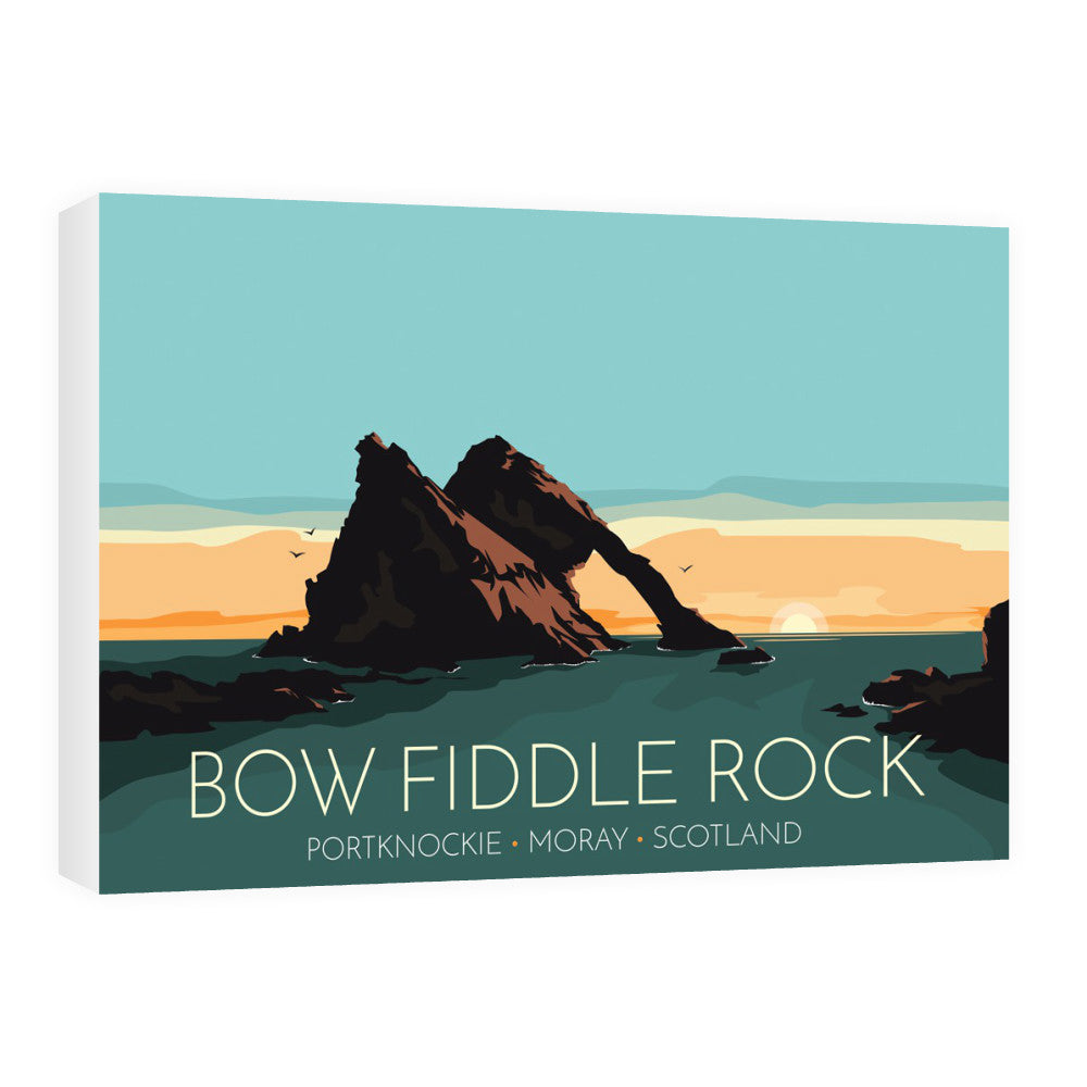 Bow Fiddle Rock, Moray, Scotland 60cm x 80cm Canvas