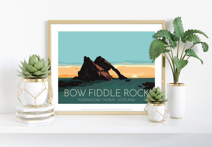 Bow Fiddle Rock, Moray, Scotland - Art Print