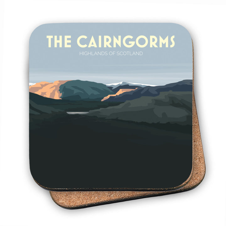 The Cairngorms, Highlands of Scotland MDF Coaster