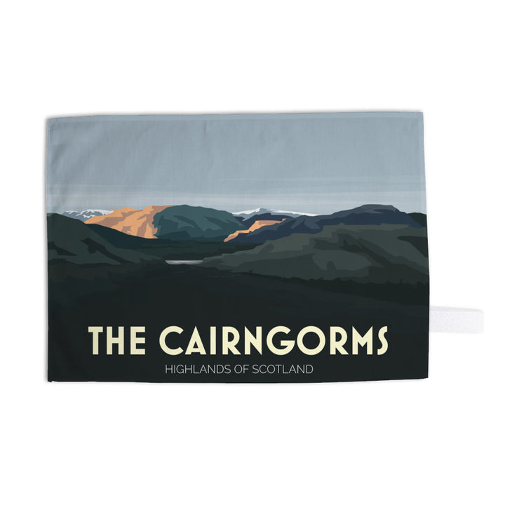 The Cairngorms, Highlands of Scotland Tea Towel