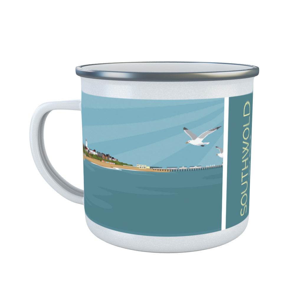 Southwold, Suffolk Enamel Mug