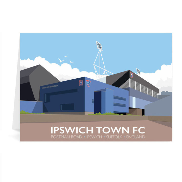 Portman Road, Ipswich Greeting Card 7x5