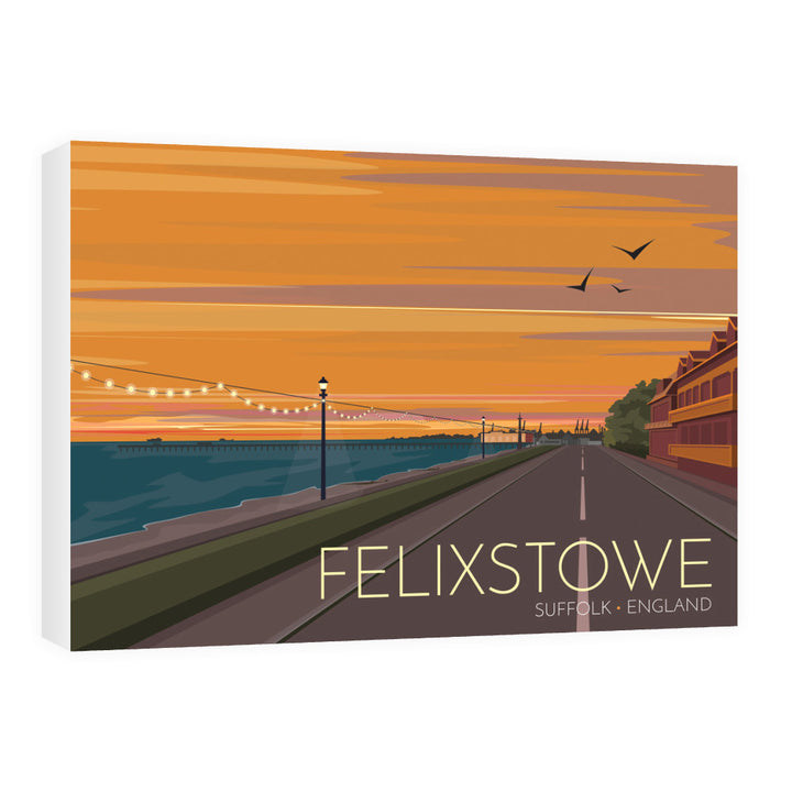 Felixstowe, Suffolk 60cm x 80cm Canvas