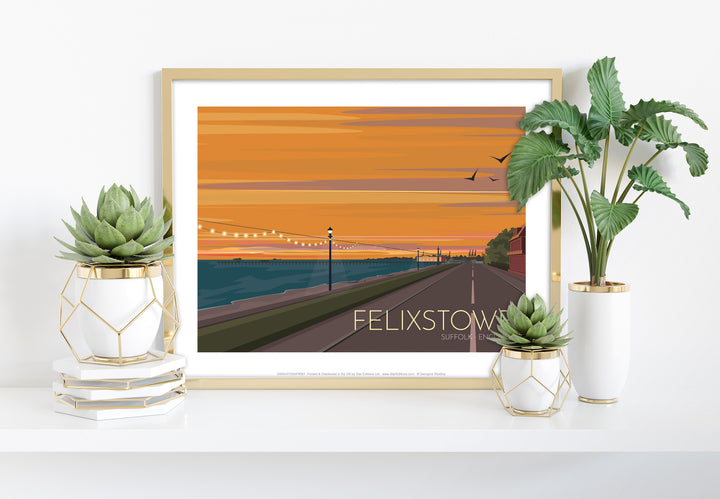 Felixstowe, Suffolk - Art Print