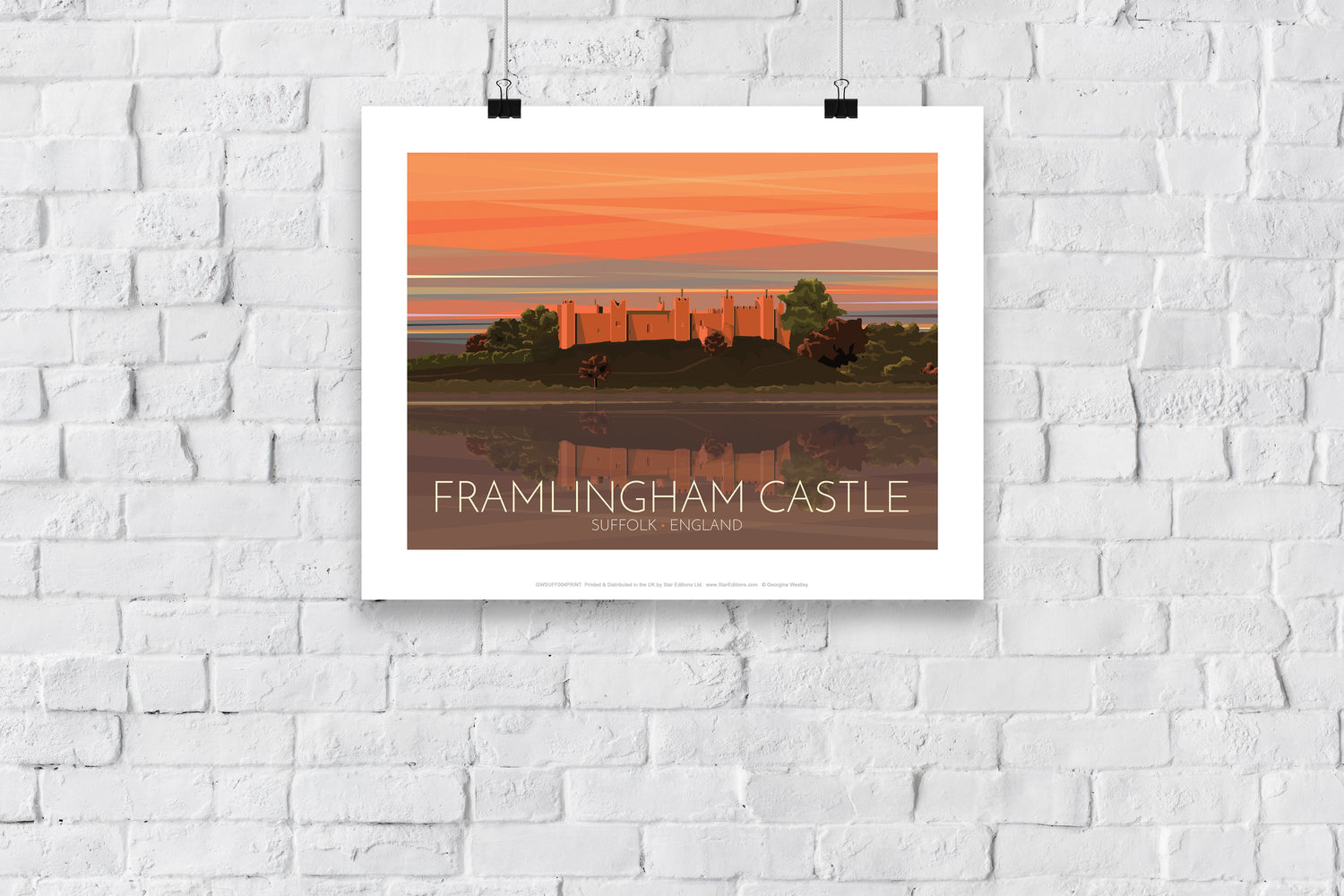 Framlingham Castle, Suffolk - Art Print