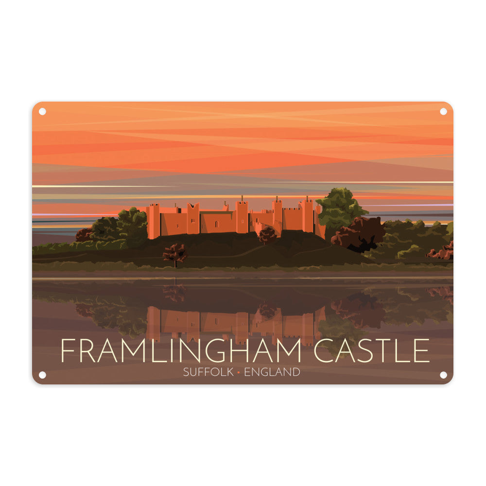 Framlingham Castle, Suffolk Metal Sign