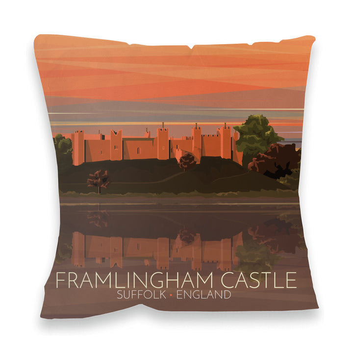 Framlingham Castle, Suffolk Fibre Filled Cushion