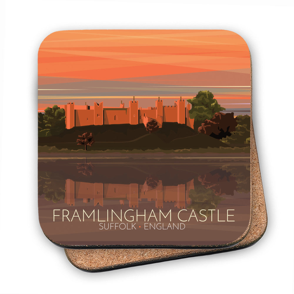 Framlingham Castle, Suffolk MDF Coaster