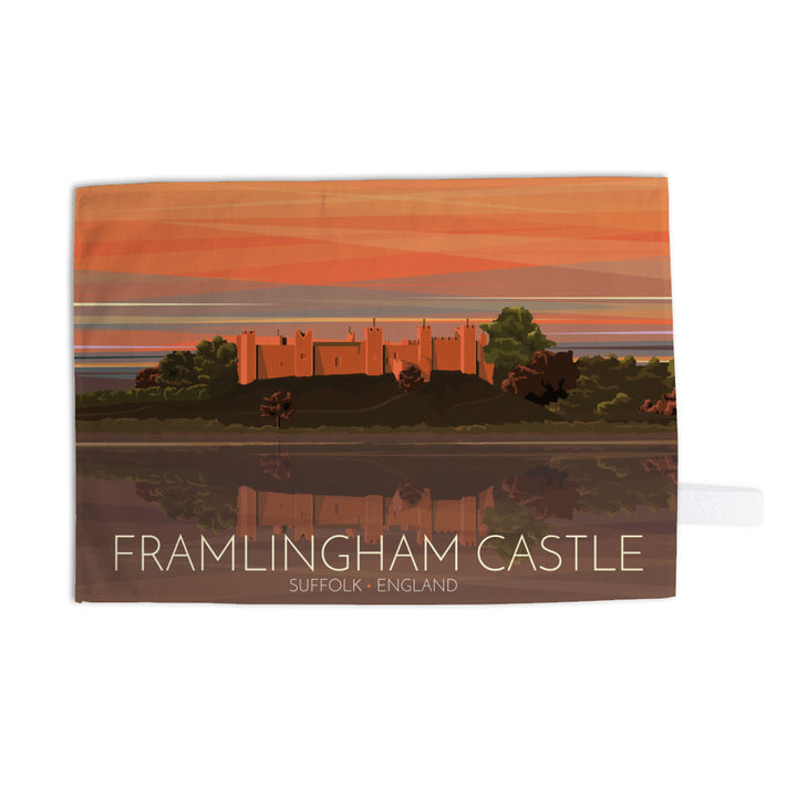 Framlingham Castle, Suffolk Tea Towel