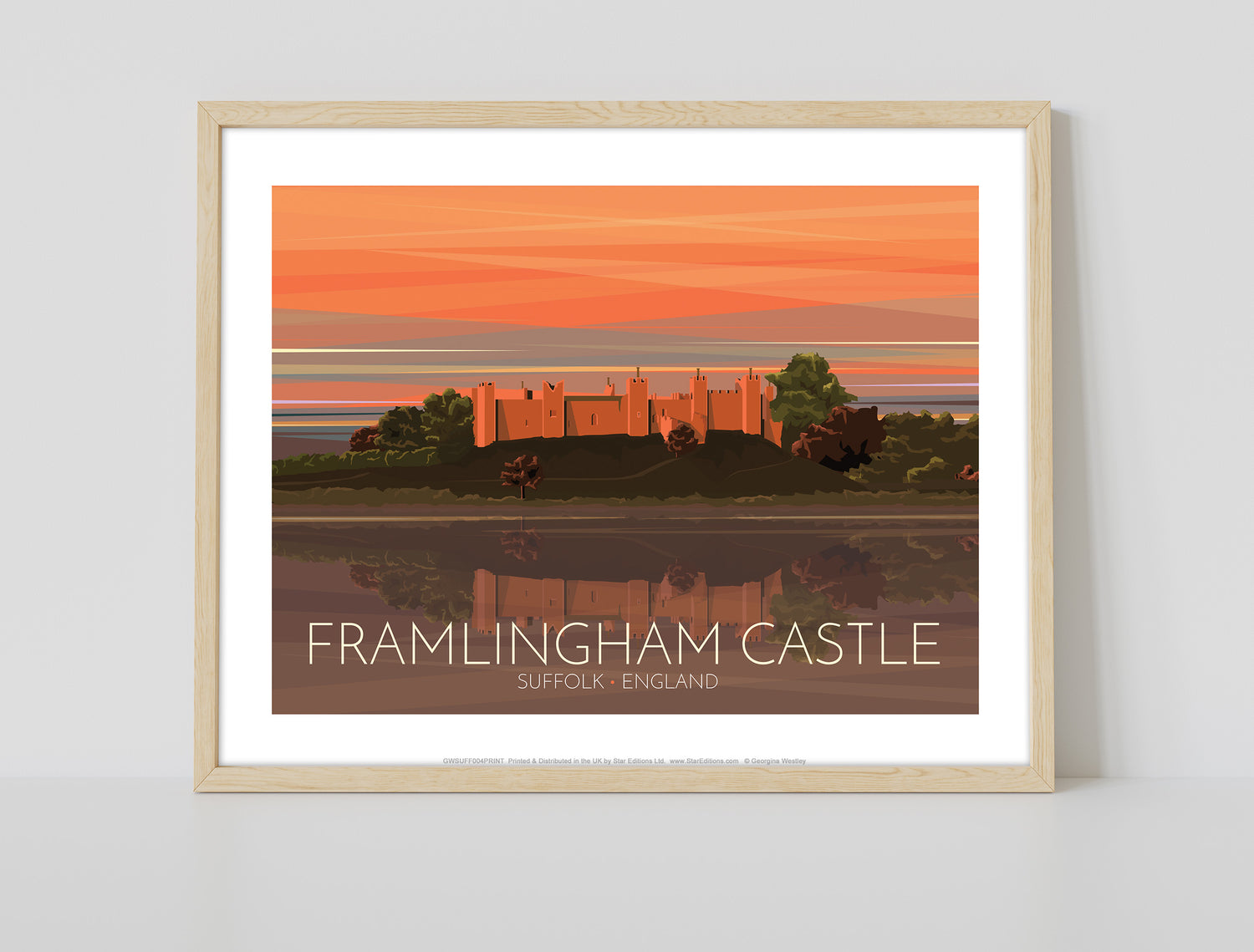 Framlingham Castle, Suffolk - Art Print