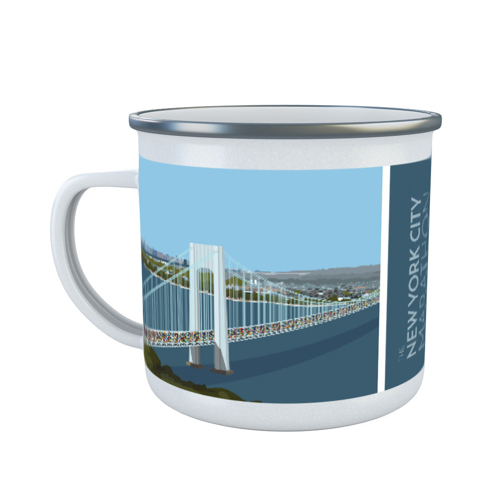 New York, USA Enamel Mug