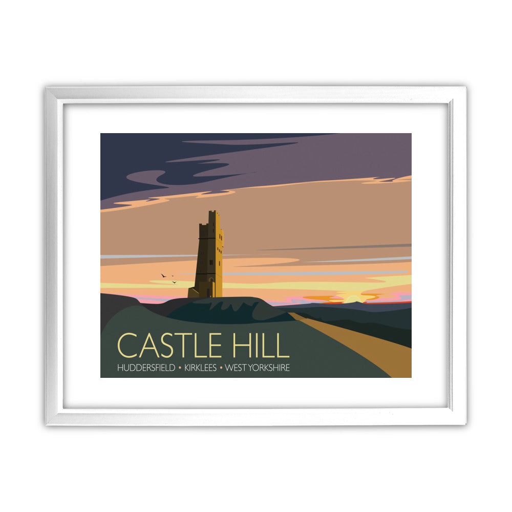 Castle Hill, Huddersfield, Yorkshire - Art Print