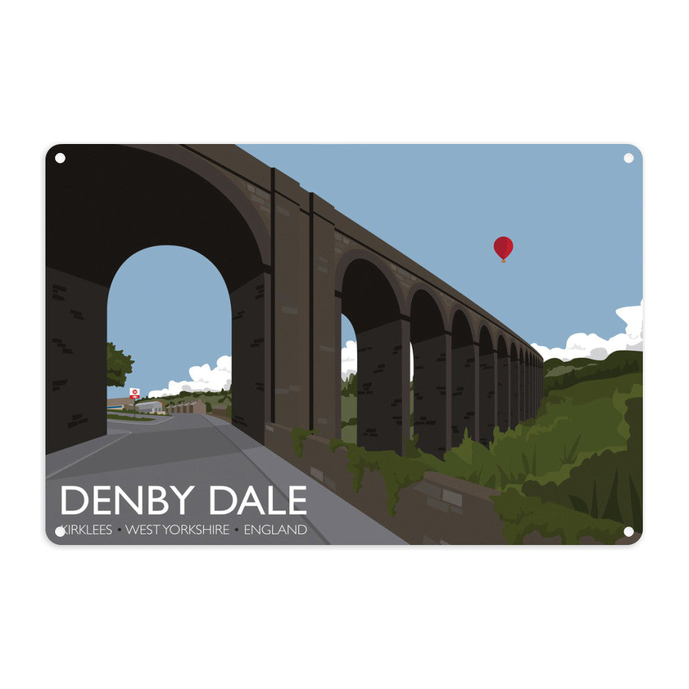 Denby Dale, Kirlees, Yorkshire Metal Sign