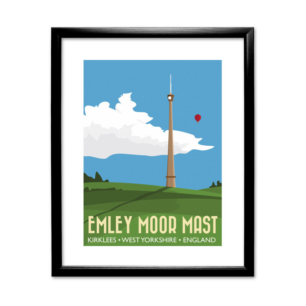 The Emley Moor Mast, Kirklees, Yorkshire - Art Print