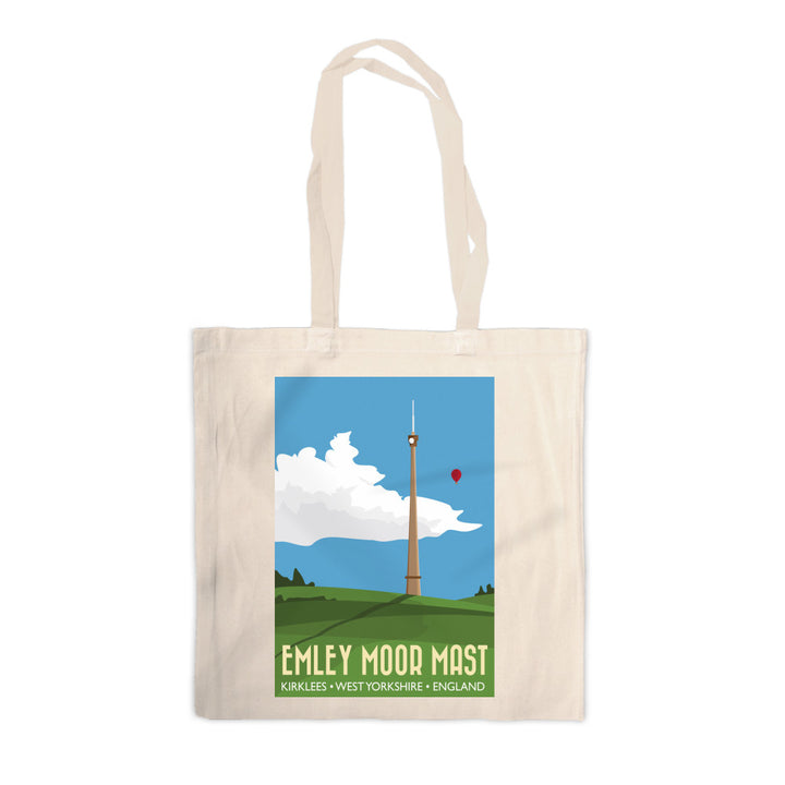 The Emley Moor Mast, Kirklees, Yorkshire Canvas Tote Bag