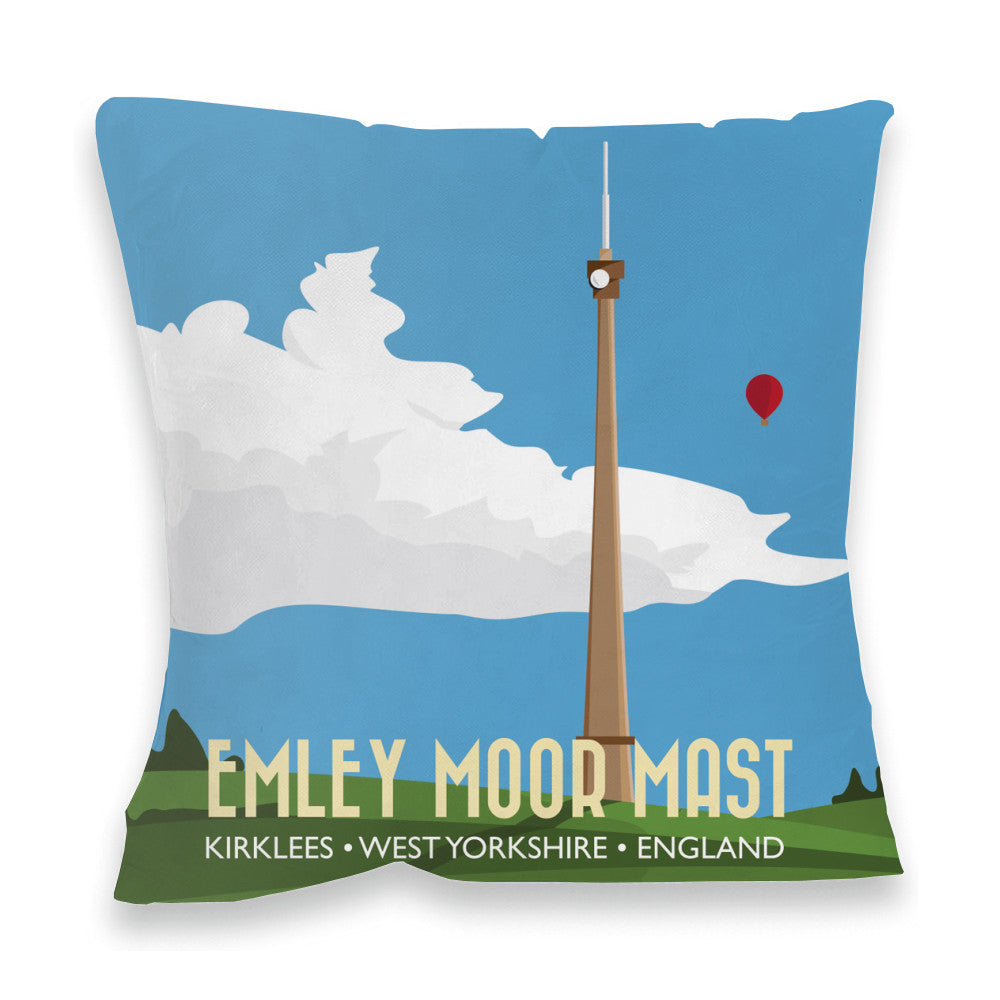 The Emley Moor Mast, Kirklees, Yorkshire Fibre Filled Cushion