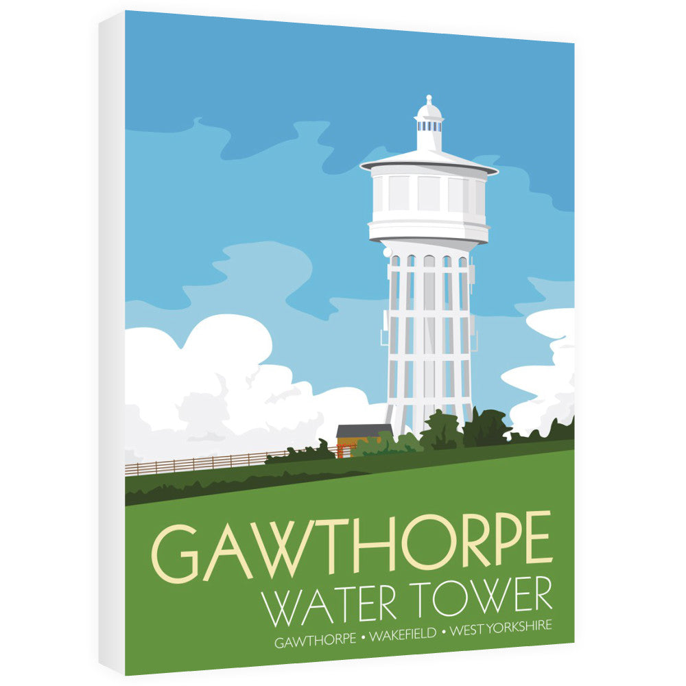 The Gawthorpe Water Tower, Wakefield, Yorkshire 60cm x 80cm Canvas