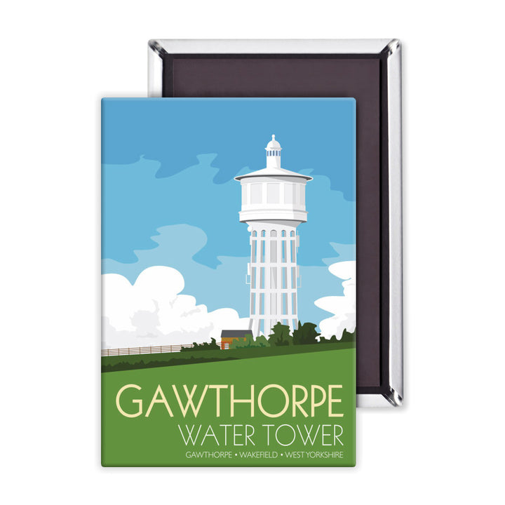 The Gawthorpe Water Tower, Wakefield, Yorkshire Magnet
