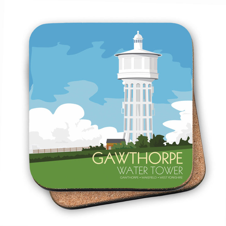 The Gawthorpe Water Tower, Wakefield, Yorkshire MDF Coaster