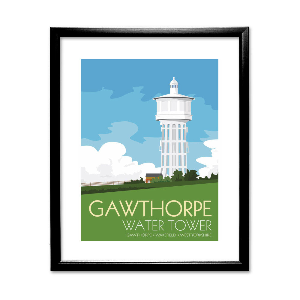The Gawthorpe Water Tower, Wakefield, Yorkshire - Art Print