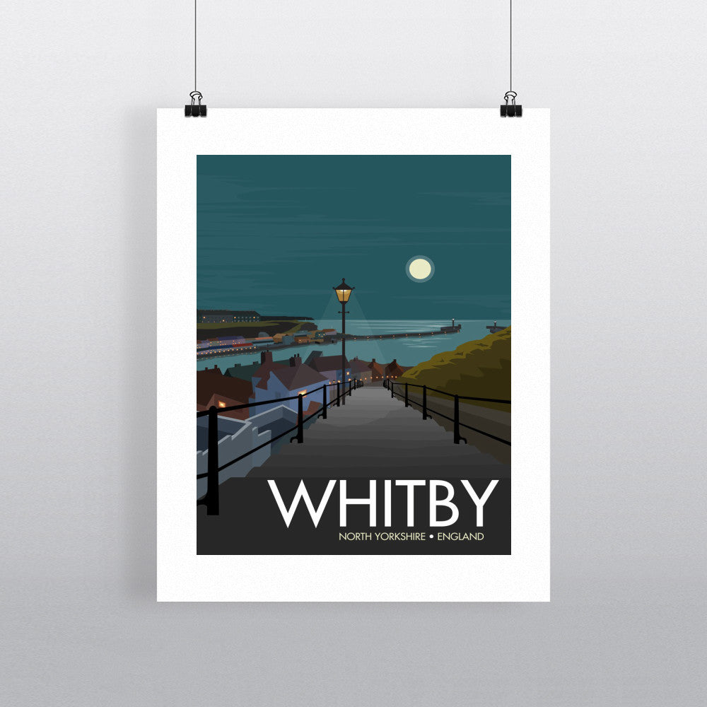 Whitby, Yorkshire 90x120cm Fine Art Print
