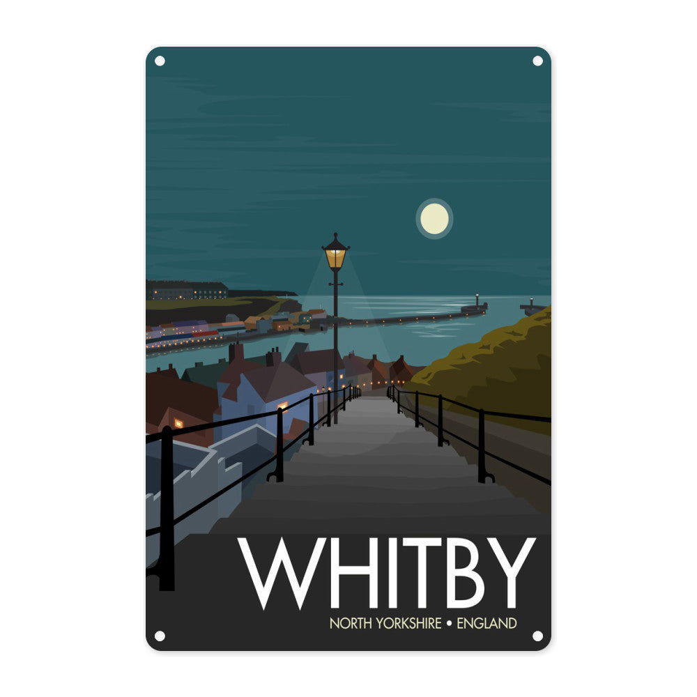 Whitby, Yorkshire - Metal Sign ā Love Your Location