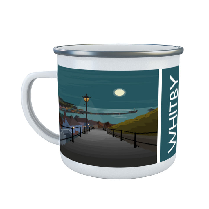 Whitby, Yorkshire Enamel Mug