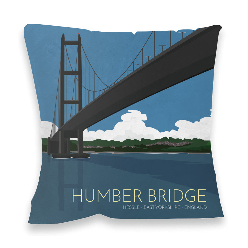 The Humber Bridge, Yorkshire Fibre Filled Cushion